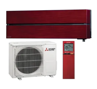 Climatizator EXTRA PREMIUM Mitsubishi Electric 9000BTU (roșu-rubin)