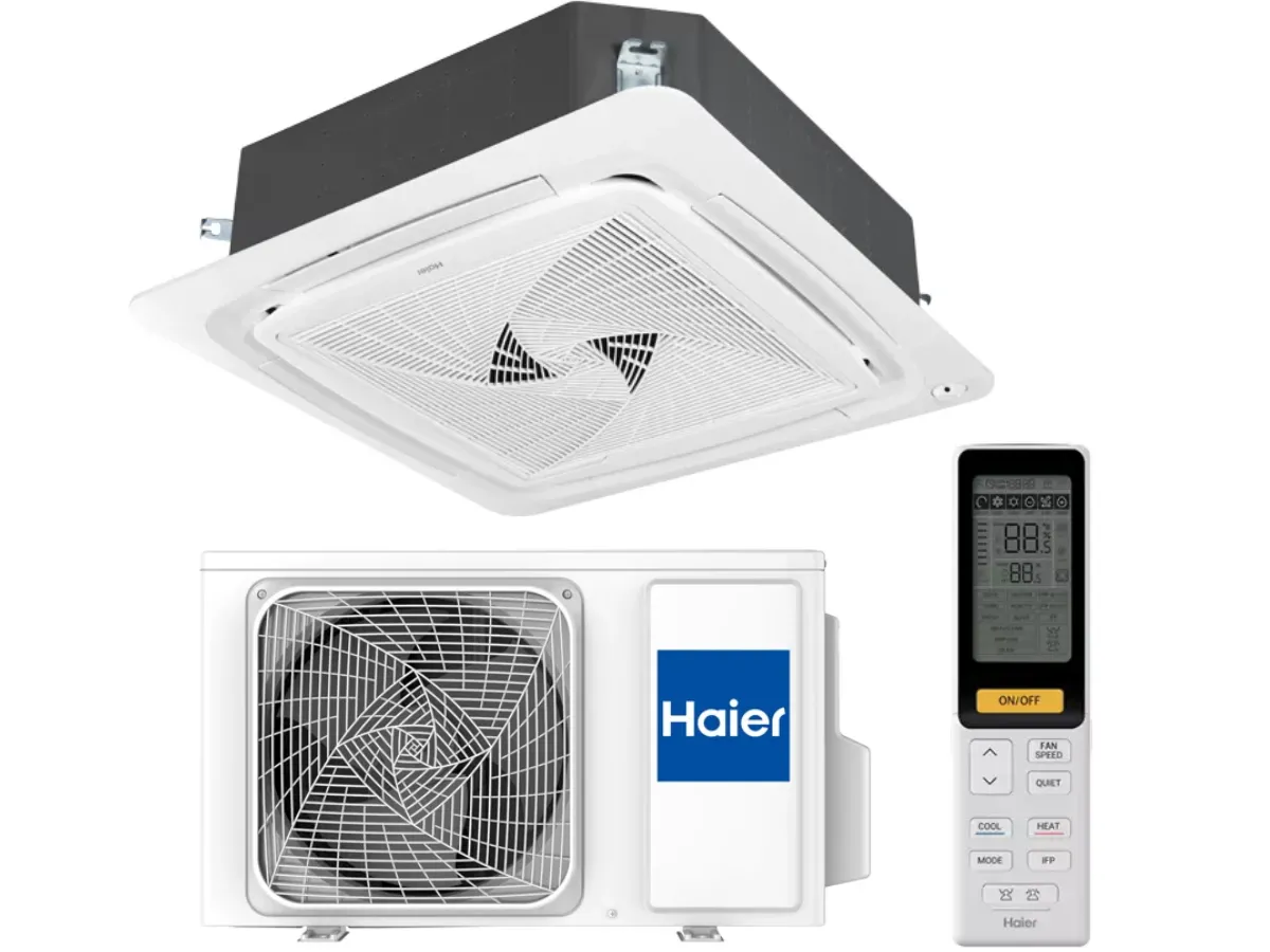 Climatizator casetat inverter cu flux de aer circular HAIER ABH105H1ERG/1U105S2SS2FA
