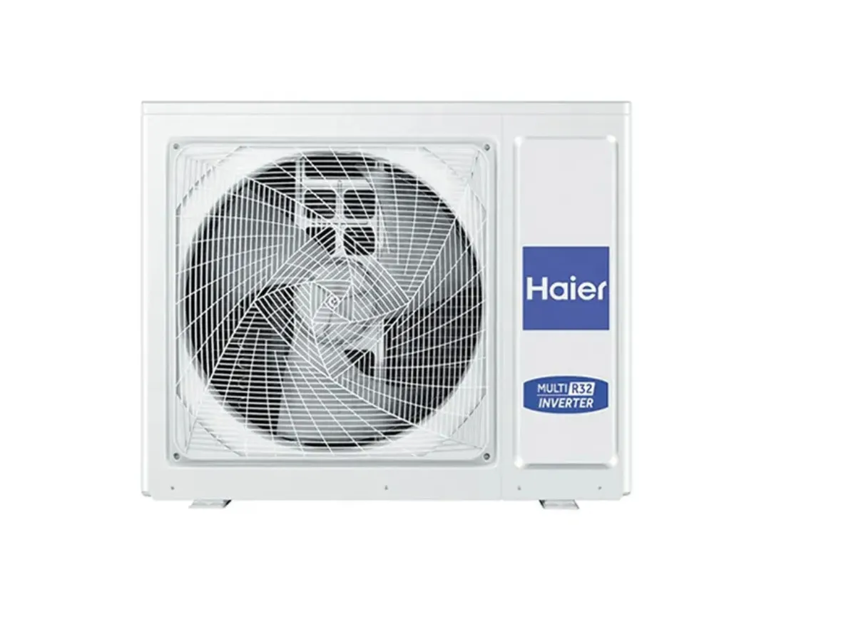 Poza bloc  unitate exterioară  Multi Split Haier pentru un apartament de 2 camere de până la 50 m