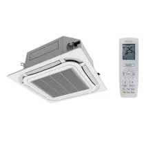 Poza bloc interior GREE tip caseta Inverter R32 GKH(18)BB-18000 BTU si telecomanda