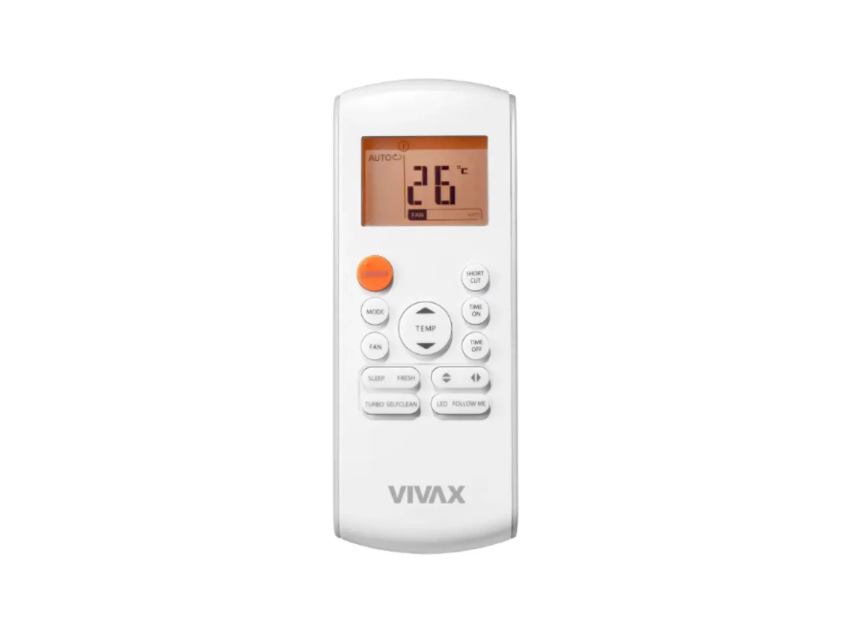 Poza telecomanda Vivax Inverter R32 M-Design 18000 BTU