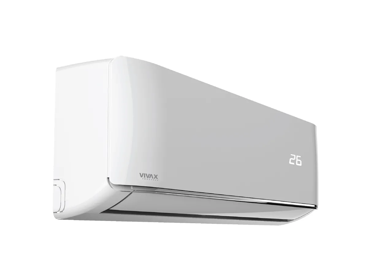 Poza bloc interior din partea stinga Vivax Inverter R32 R-Design 18000 BTU