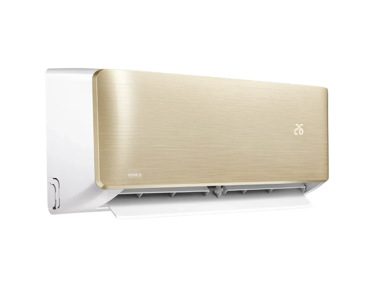 Poza bloc interior din partea stinga Vivax Inverter R32 R-Design 12000 BTU Gold