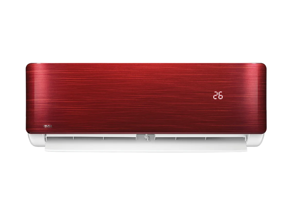 Poza bloc interior Vivax Inverter R32 R-Design 12000 BTU Red