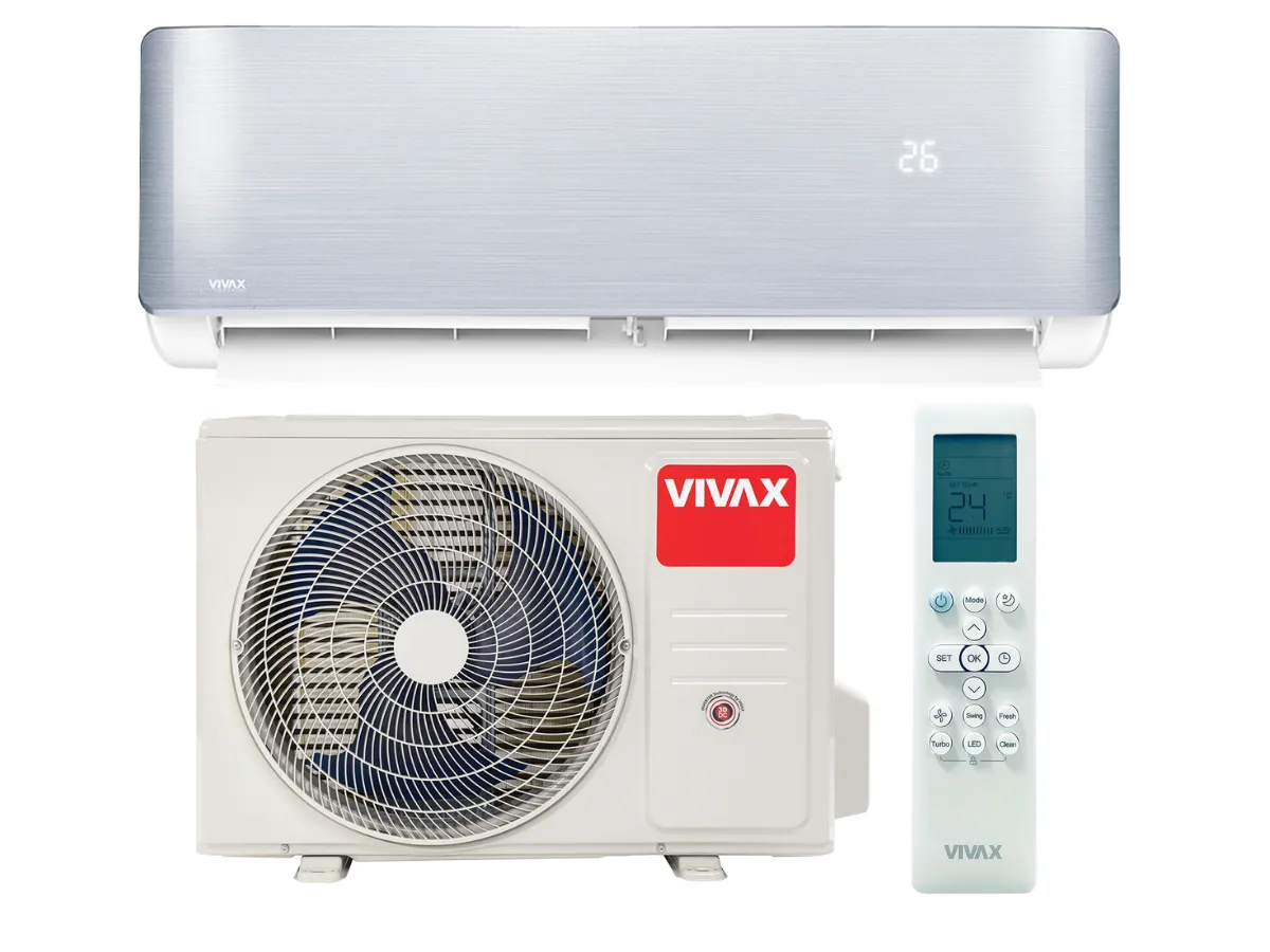 Climatizator Vivax Inverter R32 R-Design 12000 BTU Silver