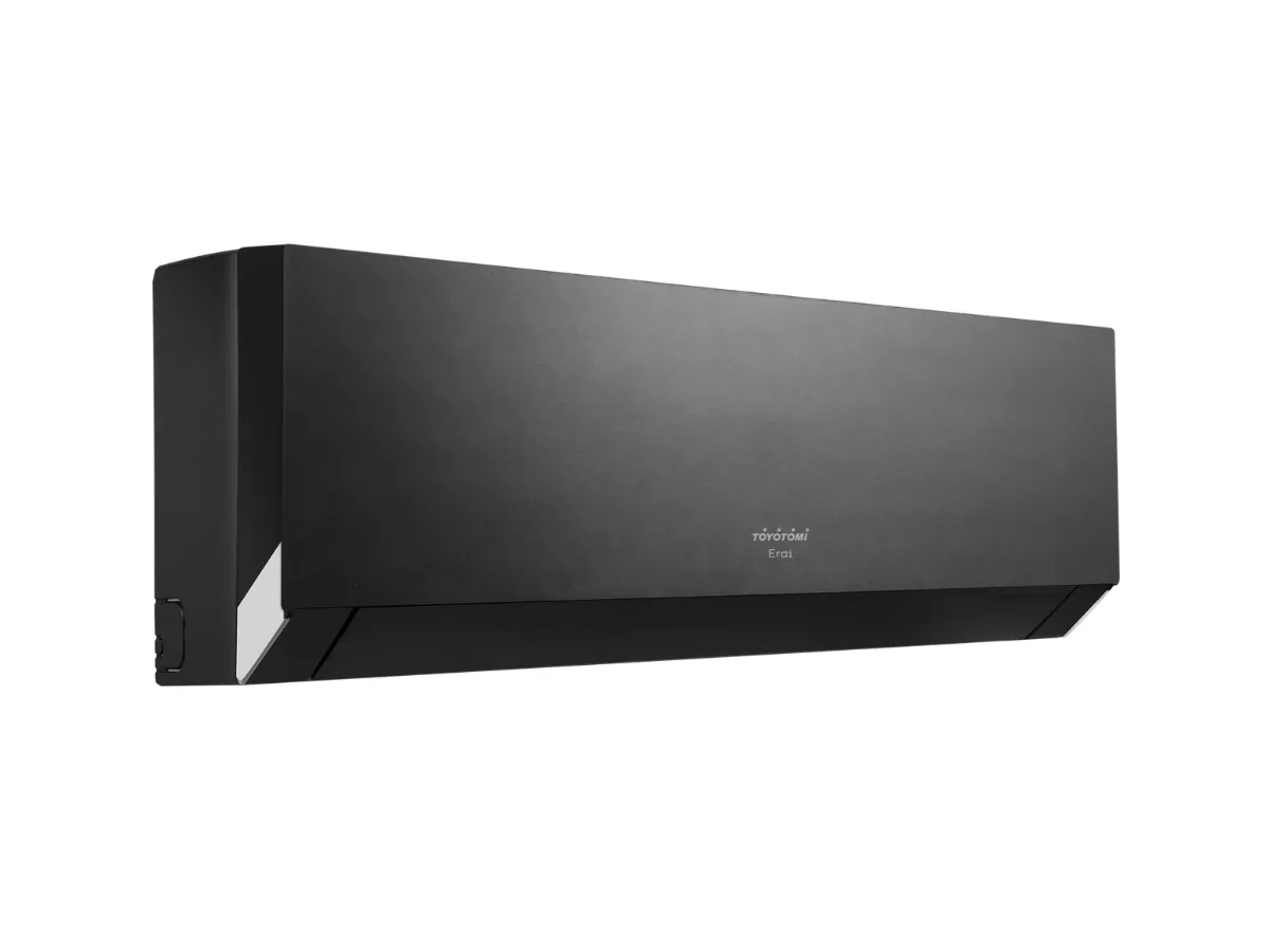 Изображение внутреннего блока с левой стороны Toyotomi ERAI ALL DC Inverter R32 CTN/CTG-356BRM 18000 BTU чёрный