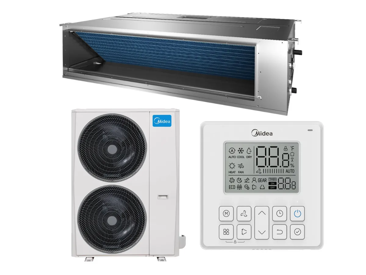 Climatizator inverter de tip canal Midea MTI-48HWFNX-QRD0W(GA)/MOE30U-48HFN8-RRD0W(GA) 480000 BTU