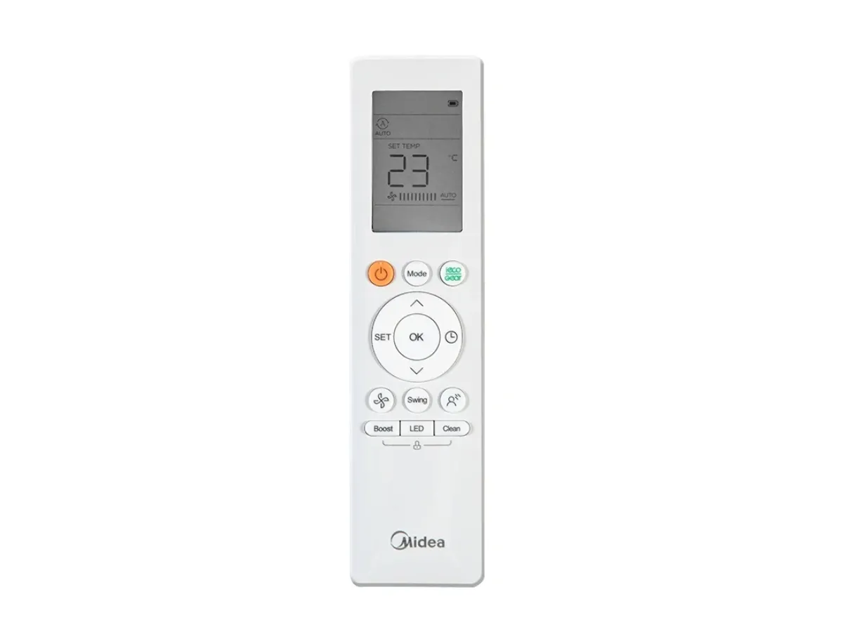 Poza telecomanda de climatizator de tip caseta Midea MCD1-36HRFNX-QRD0W(GA) / MOD30U-36HFN8-RRD0W(GA) 36000 BTU