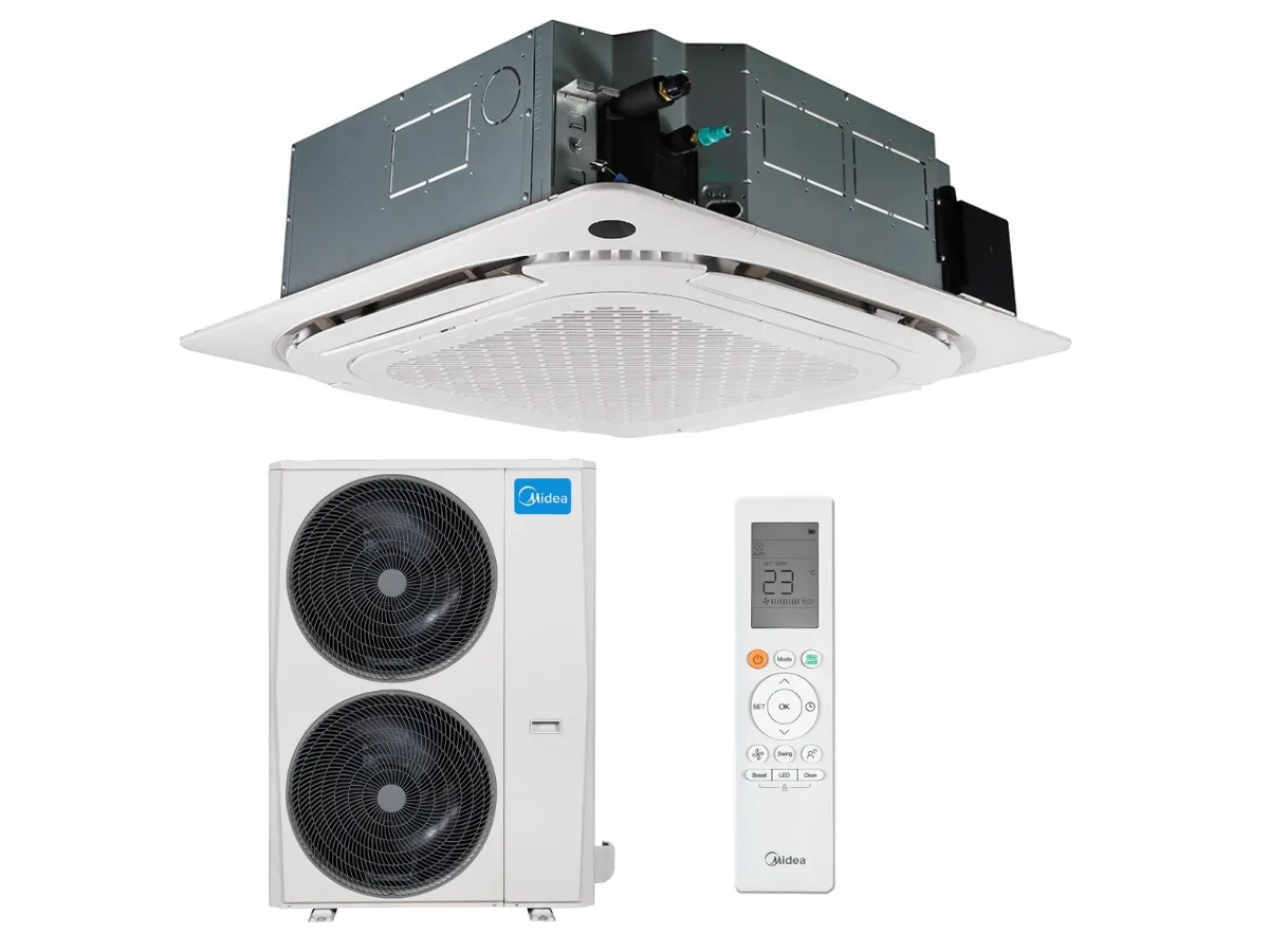 Aparat de aer conditionat caseta Midea MCD1-48HRFNX-QRD0W(GA)/MOE30U-48HFN8-RRD0W(GA) 48000 BTU