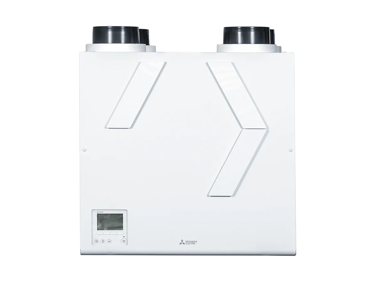Recuperator de aer cu sistem de ventilație de perete Mitsubishi Electric VL-250CZPVU-R-EG (conexiune pe dreapta, debit de aer 250 m³/h)