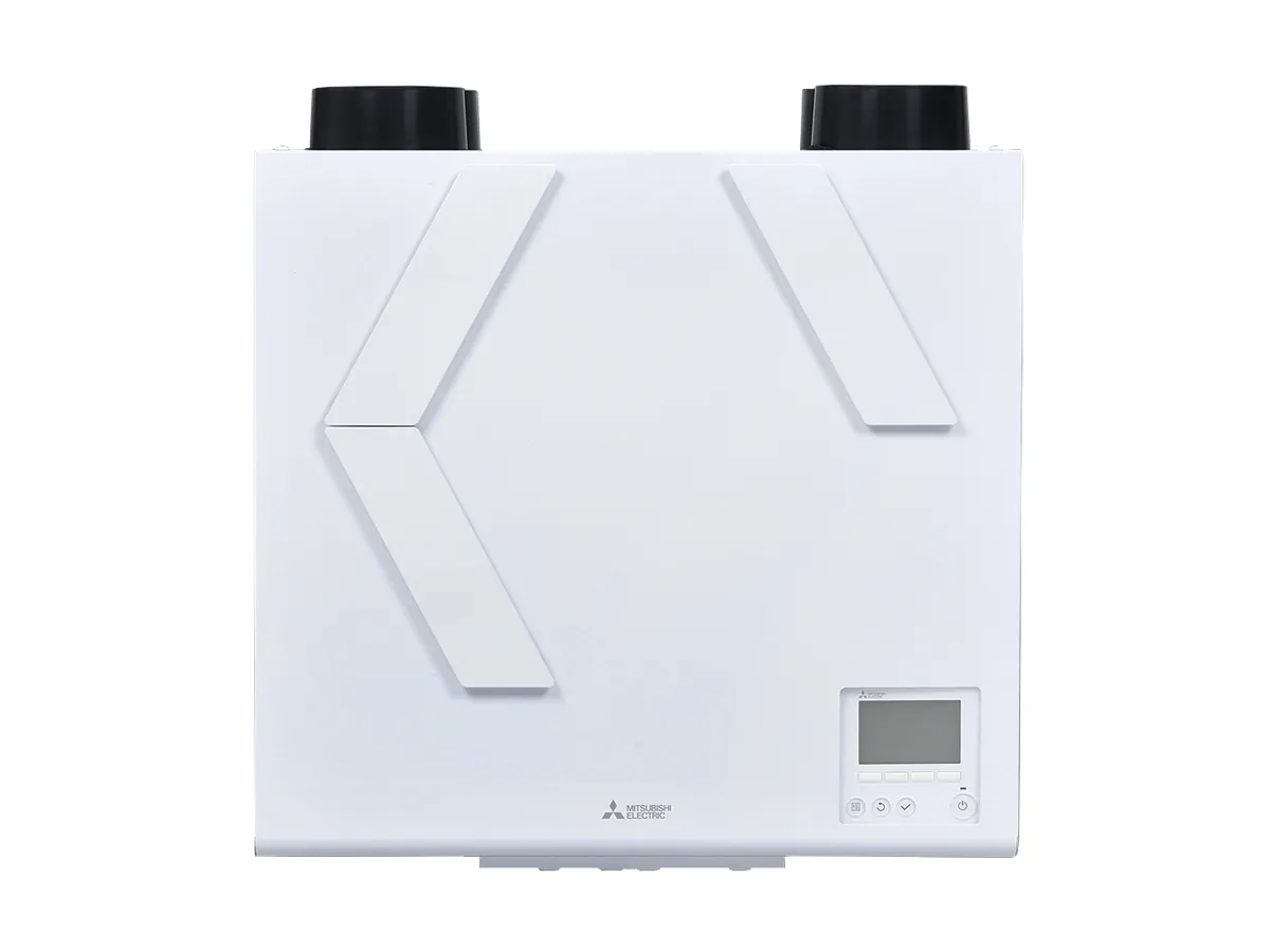 Recuperator de aer cu sistem de ventilație de perete Mitsubishi Electric VL-250CZPVU-L-EG (conexiune pe stânga, debit de aer 250 m³/h)
