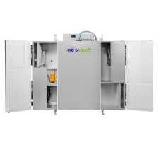 Unitate de ventilație cu recuperare de perete NEOVENT KNP PERFECT 1000, în formă deschisă 