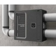 Recuperator de aer cu sistem de ventilație cu evacuare și admisie Heatpex ARIA VITALE MVHR SILVER, montat pe perete