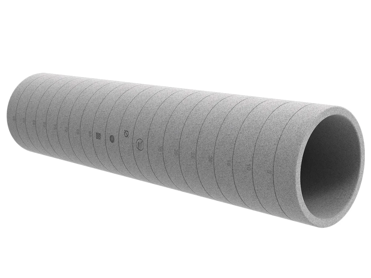 Tub izolat Heatpex ARIA ADURO Ø125 mm pentru ventilație, 1 m