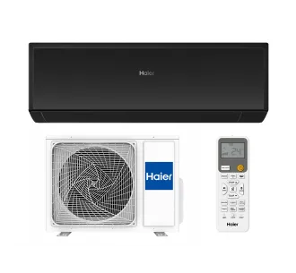 Conditioner HAIER REVIVE 24000 BTU Black  unitate exterioară și interioara 
